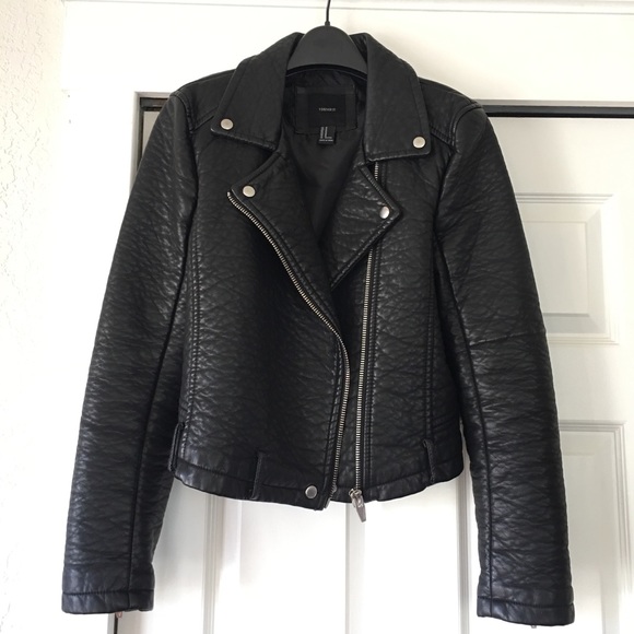 Forever 21 Faux Leather Jacket - Picture 4 of 7